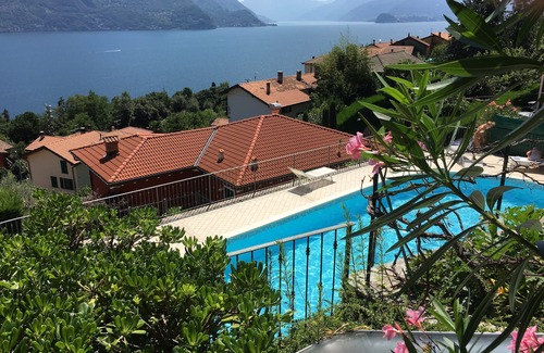 Santa Maria - Rezzonico Apartment | Beautiful New Apartment With Swimming Pool Stunning Panoramic lake view