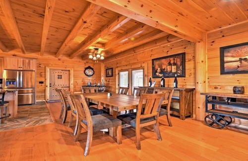 Dobson Cabin | Beautiful new cabin in MT Airy with amazing views of the blue ridge mountain