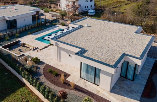 Brzac Villa | Beautiful new modern villa with pool and large garden