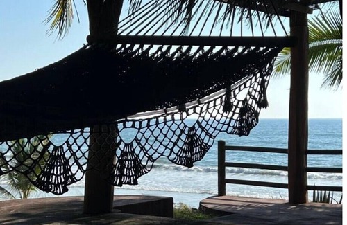 Saladita Apartment | Beautiful oceanfront Room right on Playa La Saladita!n
