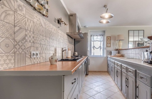 Bretteville-sur-Ay House | Beautiful private villa for 4 people with WIFI, TV, terrace, pets allowed and parking