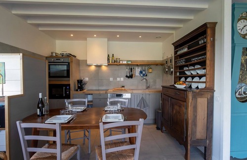Locquirec House | Beautiful private villa for 3 people with WIFI, TV, terrace and parking