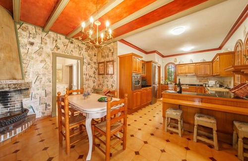 Cala Agulla House | Beautiful private villa for 11 guests with WIFI, private pool, A/C, TV, terrace and parking