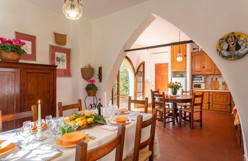 Montecalvoli Villa | Beautiful private villa for 8 guests with WIFI, private pool, TV, patio, panoramic view and park.