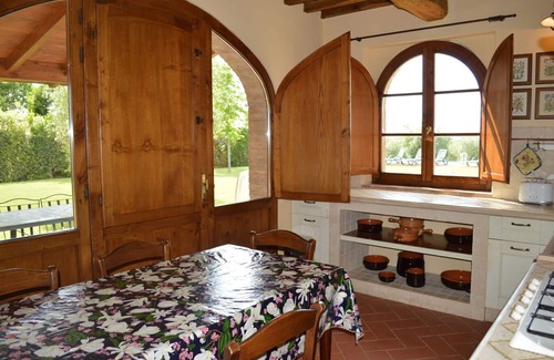 Ponte di Gabbiano Villa | Beautiful private villa with A/C, WIFI, private pool, TV, veranda, panoramic view, close to Siena