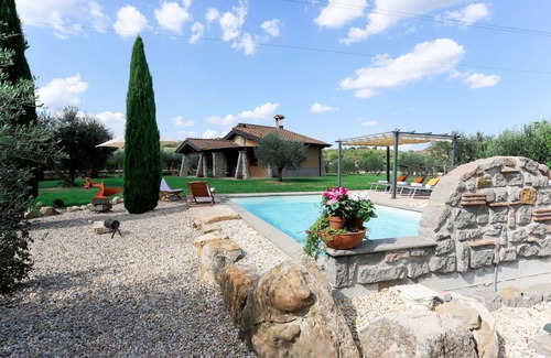 Sutri Villa | Beautiful private villa with A/C, WIFI, private pool, TV, terrace, panoramic view and parking