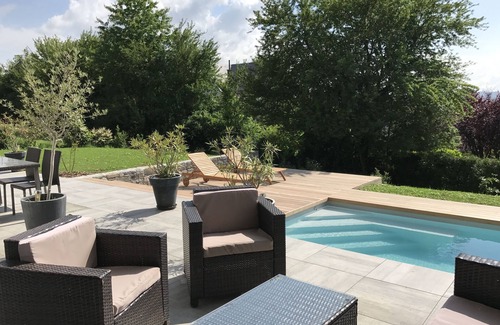 Annecy-le-Vieux House | Beautiful recent villa with swimming pool, near the beaches and center of Annecy