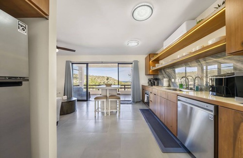 Buenavista Apartment | Beautiful view of the Sea of Cortez. Take a pool plunge or a soak in the hot tub