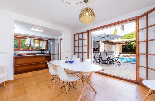 Can Picafort House | Beautiful Villa "Beach Palmitos" with Wi-Fi, Balcony, Garden, Terraces & Pool