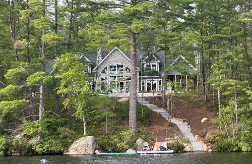 Denmark House | Beautiful waterfront home on quiet cove on Moose Pond. Perfect for 1-2 families