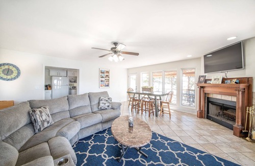Little Kowaliga House | Beautiful waterfront lake house with boat slip & sunset views