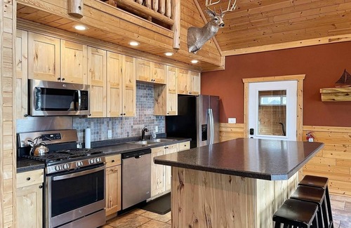 Park Falls Cabin | Beautiful Waterfront/Sunset/Beach View Cabin on Pike Lake Chain in Park Falls WI