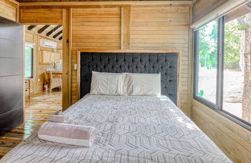 Tulum Cabin | Beautifully designed & secluded cabin with serene views, furnished porch & AC