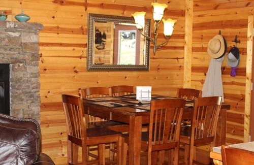 Mountain View Cabin | Beautifully equipped log cabin minutes from world class trout fishing