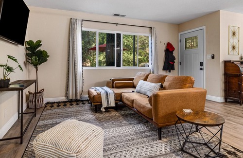 Pine Valley House | Beautifully updated home with private hot tub near trails & State Park