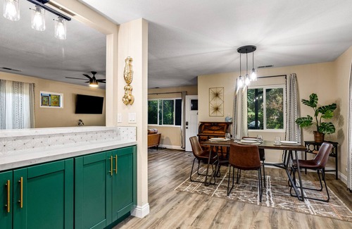 Pine Valley House | Beautifully updated home with private hot tub near trails & State Park