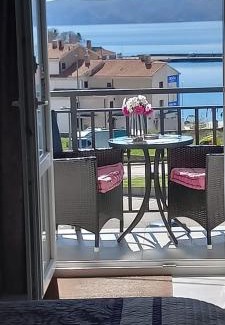 Senj Apartment | Beautyful sea view 6 luxury studio Danijela