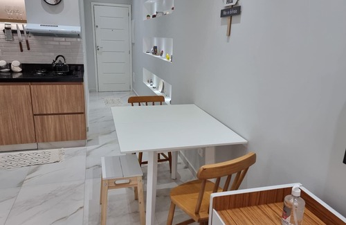 Copacabana RV Rental | Bedroom and livingroom