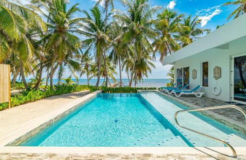 San Pedro House | Belize Oceanfront Villa W Pool, Beach & Pier