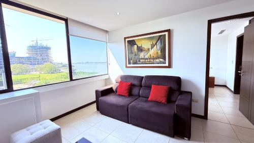 Puerto Santa Ana Apartment | Bellini 3, Puerto Santa Ana, Suite Ejecutiva con vista, lavadora, secadora, wiffi