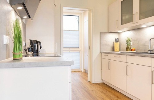 Marienleuchte Apartment | BeltBlick 19 - Garden. Sauna. Family friendly.