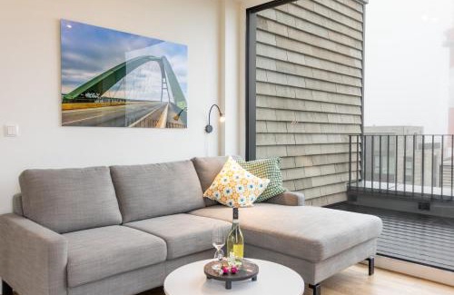 Marienleuchte Apartment | BeltBlick 30 – Moderne Ferienwohnung mit Dachterrasse direkt an der Ostsee!