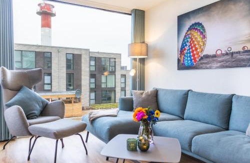 Marienleuchte Apartment | BeltBlick21 - Familienfreundliche Ferienwohnung mit Sauna & Meerblick!