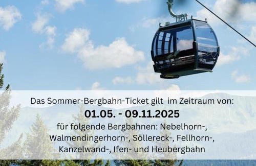 Rappele Apartment | BERGFEX Falkenberg 304 mit Sommer-Bergbahnticket
