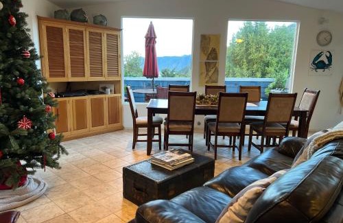 Shelter Cove House | Best garden view and Ocean view and sounds-hot tub-bbq-sleeps 6