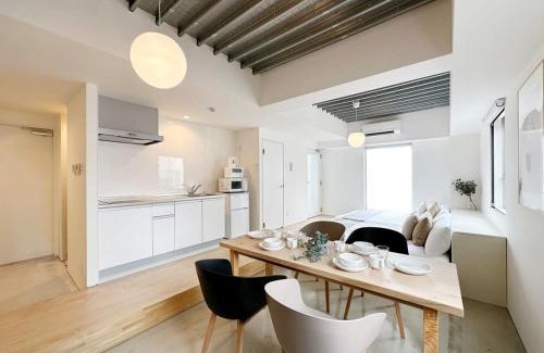 Hiroshima City Centre Apartment | bHOTEL Arts Dobashi - New Studio Apt in the City Center for 6Ppl