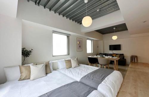 Hiroshima City Centre Apartment | bHOTEL Arts Dobashi - New Studio Apt in the City Center for 6Ppl