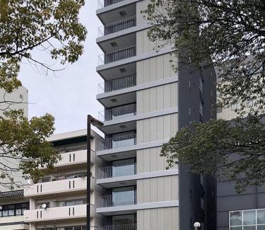 Hiroshima City Centre Apartment | bHOTEL Heiwaodori 102 - Beautiful New 1BR Apartment for 6 ppl