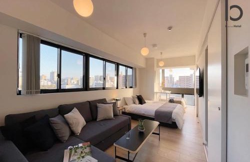 Hiroshima City Centre Apartment | bHOTEL Nekoyard - City-Center Studio, Secure & Close to Peace Park