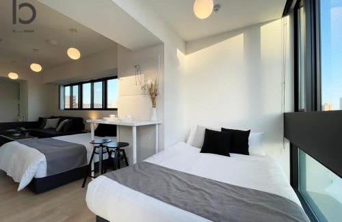 Hiroshima City Centre Apartment | bHOTEL Nekoyard - Convenient Studio, Walk to Peace Park & Shops