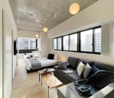 Hiroshima City Centre Apartment | bHOTEL Nekoyard - Modern Beautiful Studio, Walk to Peace Park & Shops