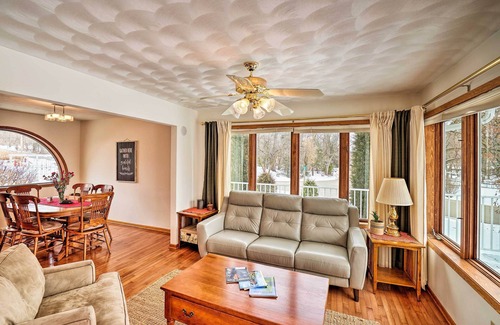 Green Lake House | Big Green Getaway w/ Lake Views & Wraparound Deck!