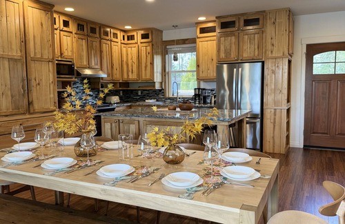 Belfair House | Big Lake House: Modern Comfort & Scenic Setting w/Dock & Fire Pit
