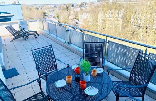 Gare Apartment | Big Penthouse 2 Bedrooms in Center with Parking and LargeTerrace-41