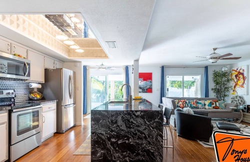 Alhambra House | Big RV, next to clothing optional pool and hot-tub, at tony's house