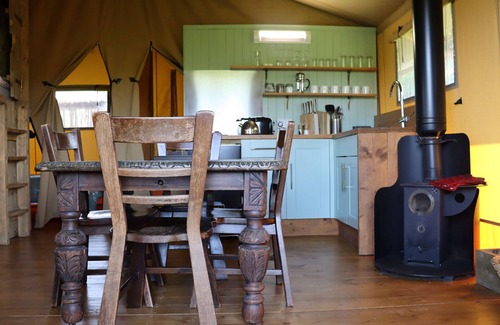 Tiverton Cabin | Birch Safari Tent, the perfect family and dog friendly glamping site, Devon