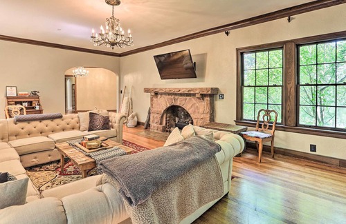 New Castle House | Birmingham Tudor-Style Chalet on Over 2 Acres!