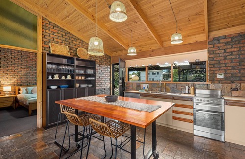 Silver Sands House | Black Pearl ~ Aldinga Beach - Flaunting Industrial-Chic Design with a Colourful Flair ~ C21