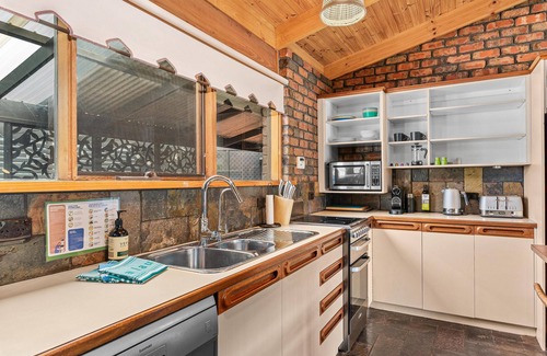 Silver Sands House | Black Pearl ~ Aldinga Beach - Flaunting Industrial-Chic Design with a Colourful Flair ~ C21
