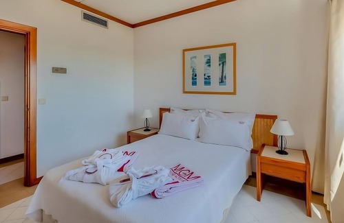 Areias de Sao Joao Hotel | Blissful Getaway! Full Kitchen and Balcony, Swimming Pool, Near Oura Beach!