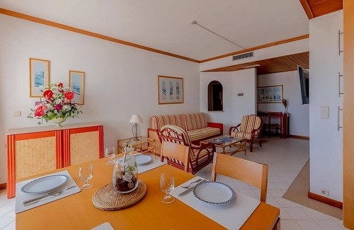 Areias de Sao Joao Hotel | Blissful Getaway! Full Kitchen and Balcony, Swimming Pool, Near Oura Beach!