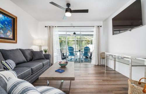 Bradenton House | Bloom Lagoon! Tropical home with heated pool and grill! Pet Friendly!