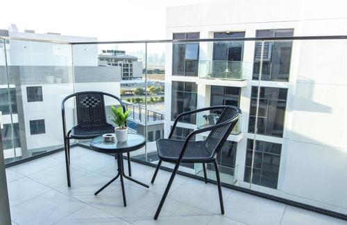 Nad Al Sheba Apartment | Bloomfields Modern 2BR Azizi Gardens