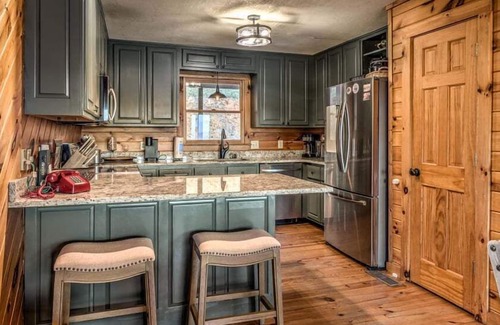 Necowa Cove Cabin | Blue Chase Lodge- Pet Friendly | Overlooks Lake Blue Ridge | Screened Porch