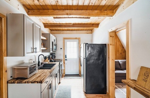 Jay Ski Chalet | Blue Hour A-Frame: Modern Boho Escape w/Hot Tub