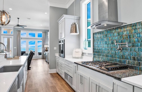 Southpointe House | Blue Oasis - Ultimate Luxury, Beachfront Home, Private Pool and Elevator!